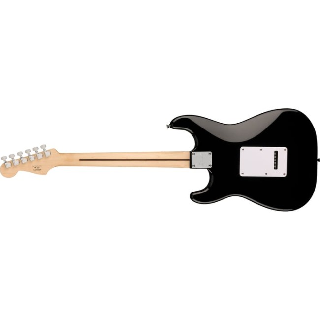ギター Squier Standard Stratocaster BLK Squier Standard Stratocaster Black and Chrome | Reverb